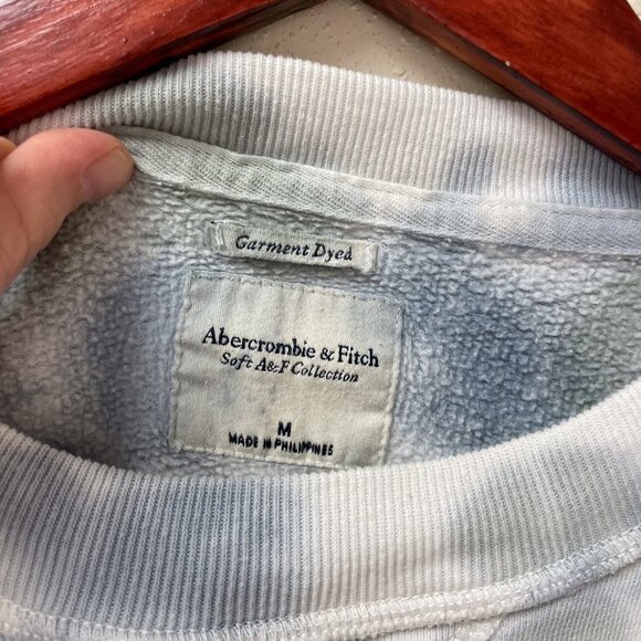 Abercrombie & Fitch Blue & Green Tie Dye Weekender Sweatshirt - Picture 7 of 8